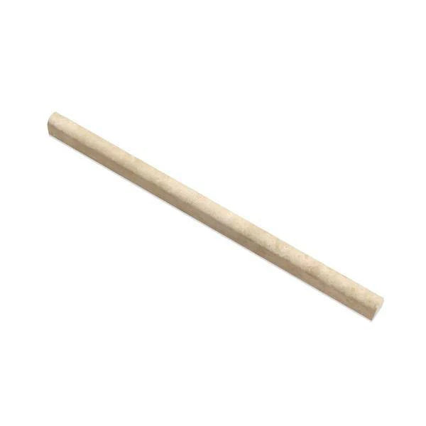 1/2x12 Honed Durango Travertine Pencil Liner - tilestate