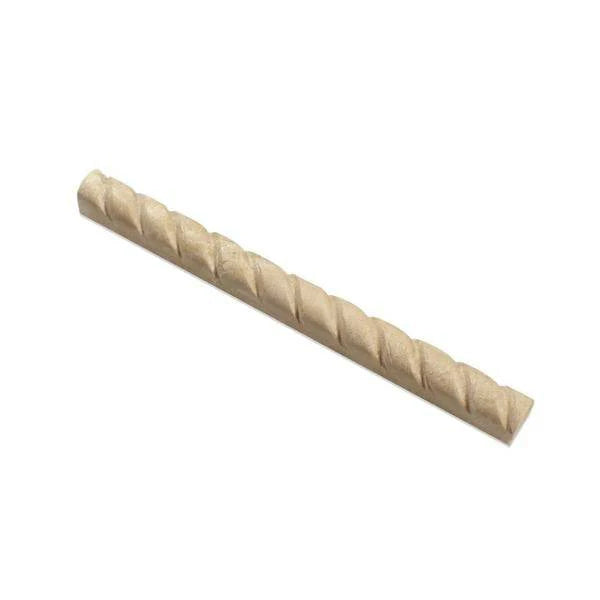 1x12 Honed Durango Travertine Rope Liner - tilestate