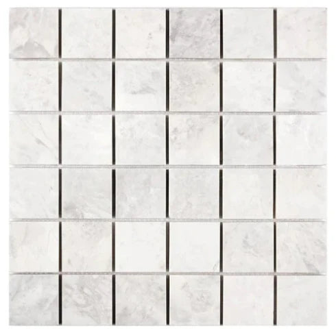 2x2 Bianco Congelato Dolomite Mosaic - tilestate