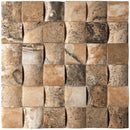 4x4 Antico Onyx Arched (Round-Face/Wavy) Travertine - tilestate