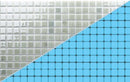 Luminous Ocean and Ice Blue Glass Mosaic Tile