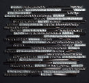 Twilight Glossy and Frosted Glass Combination Glass Mosaic Tile - MosaicBros.com