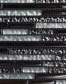 Twilight Glossy and Frosted Glass Combination Glass Mosaic Tile - MosaicBros.com