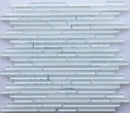 Arctic Glossy and Iced Glass Combination Glass Mosaic Tile - MosaicBros.com