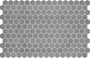 Hexa Concrete Look Matte Glass Mosaic Tile