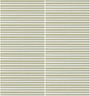 Roca Lux Sand 12x12 fluted glass mosaic wall tile with textured, sandy-colored surface for modern interior accents