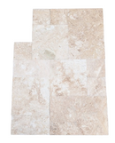 Cappuccino Marble Straight Edge Polished French Pattern Tile (Versailles Pattern)