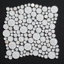 Cloud Random Sizes Bubble Glass Mosaic Tile - MosaicBros.com