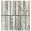 ROCKART GREEN MIX STACKED 12X12 MOSAIC