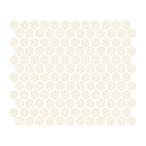 Biscuit 1″ Hexagon Glossy Mosaic Tile - tilestate