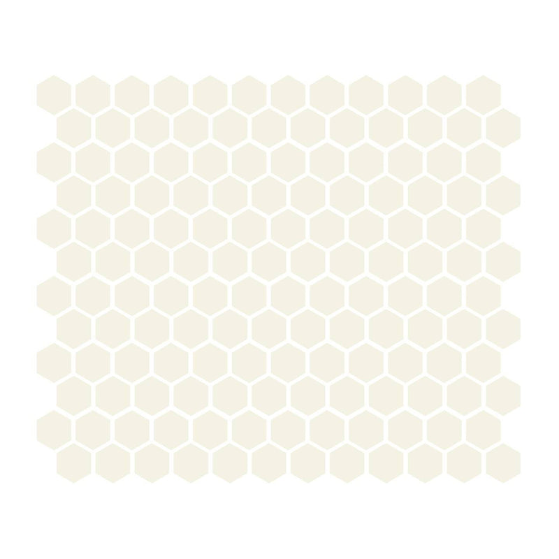 Biscuit 1″ Hexagon Glossy Mosaic Tile - tilestate