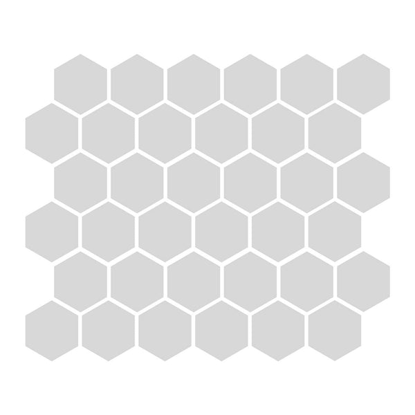 Gray 2″ Hexagon Matte Mosaic Tile - tilestate