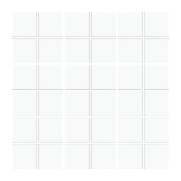 White 2″ x 2″ Matte Mosaic Tile - tilestate