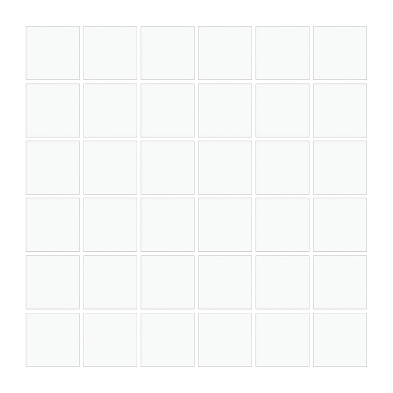 White 2″ x 2″ Matte Mosaic Tile - tilestate