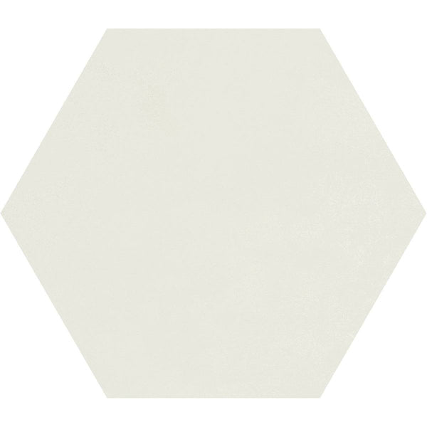 White 9x10 Hexagon Porcelain Tile - tilestate
