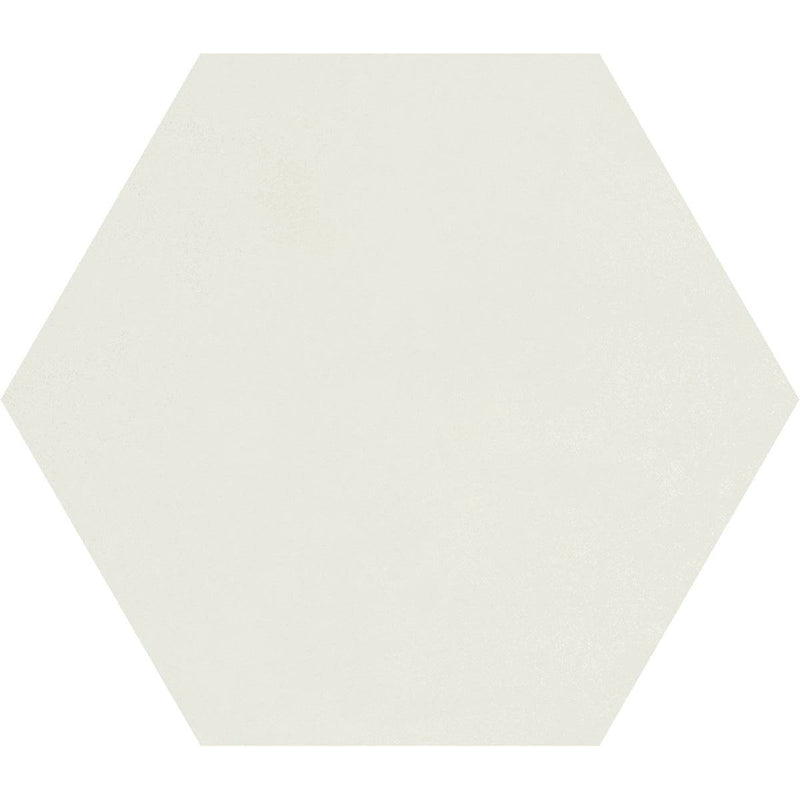 White 9x10 Hexagon Porcelain Tile - tilestate