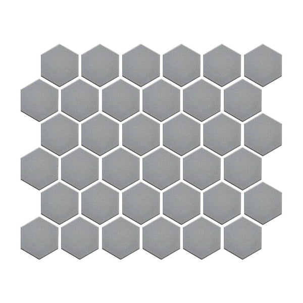 Platinum Hexagon Mosaic Tile - tilestate