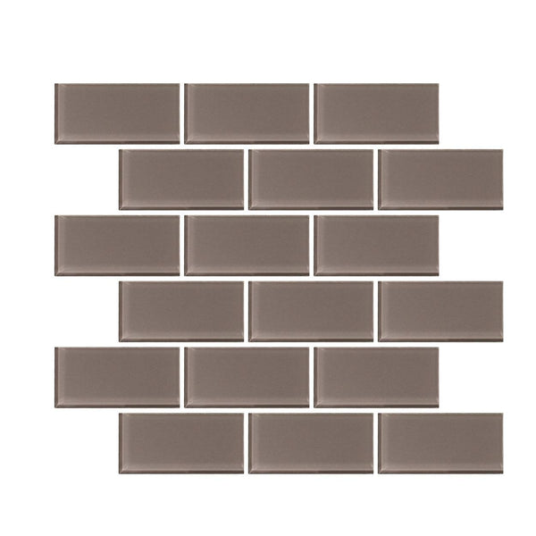 Gray 2x4 Random Mosaic Tile - tilestate