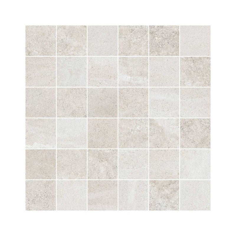 Beige White 2x2 Mosaic Tile - tilestate