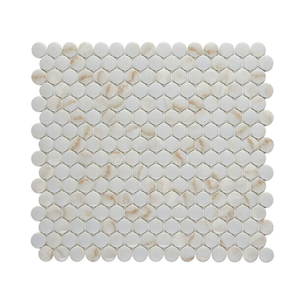 Oro Penny Round Mosaic Tile - tilestate