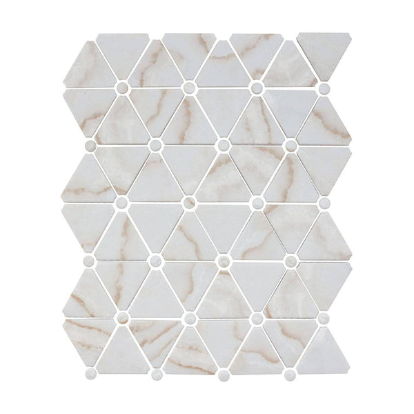 Oro Triangle Mosaic Tile - tilestate