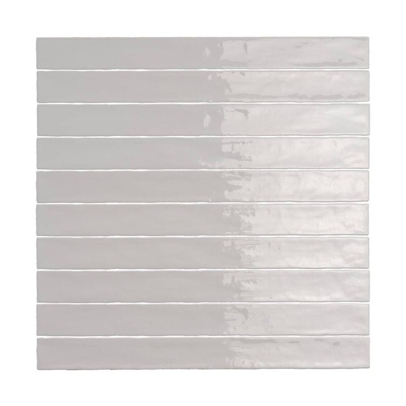 Cenere Glossy 2x20 Ceramic Tile - tilestate