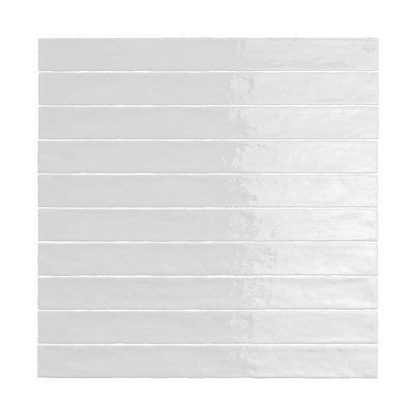 Ghiaccio Glossy 2x20 Ceramic Tile - tilestate