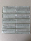 Roca Lux Harbor 12x12 stacked glass mosaic wall tile with a modern, textured design for feature walls.