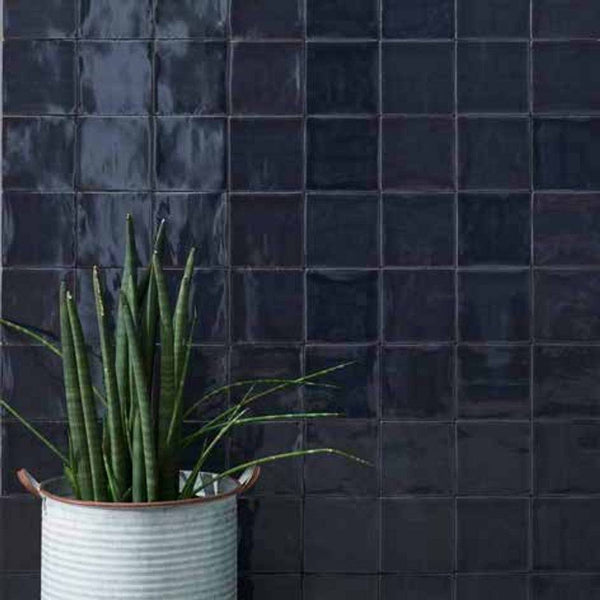 Blu Glazed 5x5 Ceramic Wall Tile - tilestate