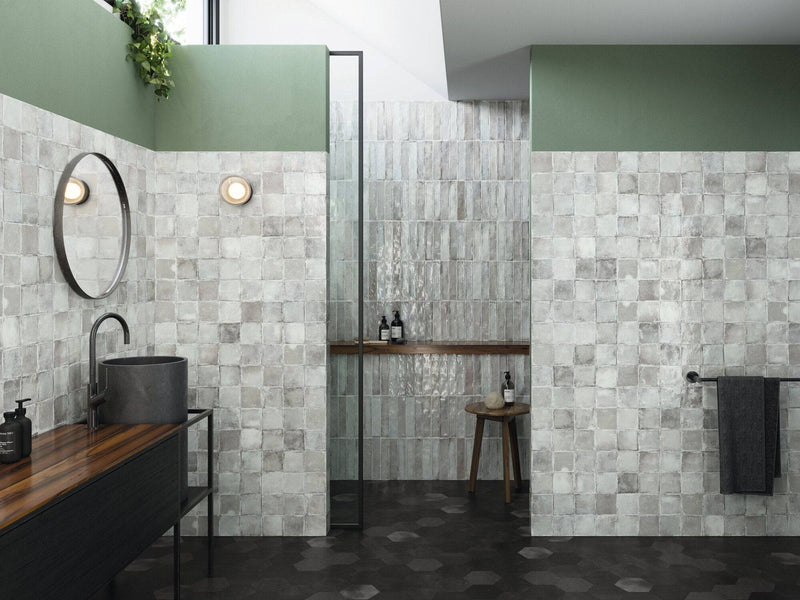 Savannah Grey 4x4 Glossy Ceramic Tile - tilestate