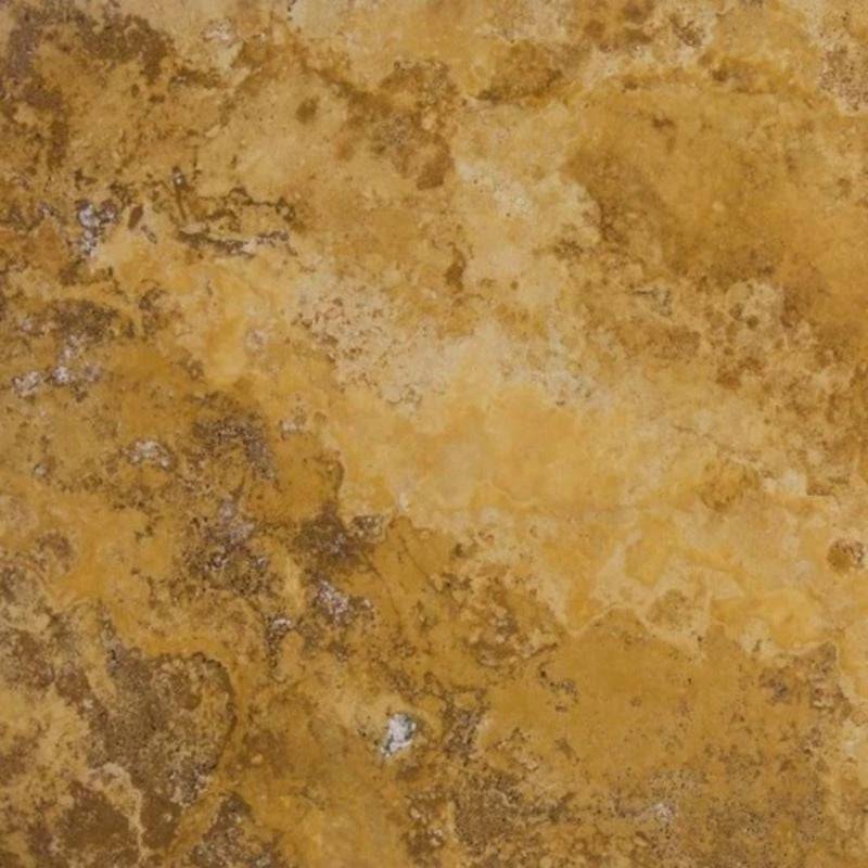 Gold Travertine 18x18 Filled and Honed Tile - tilestate