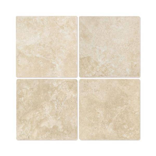 12x12 Tumbled Durango Travertine Tile - Standard - tilestate