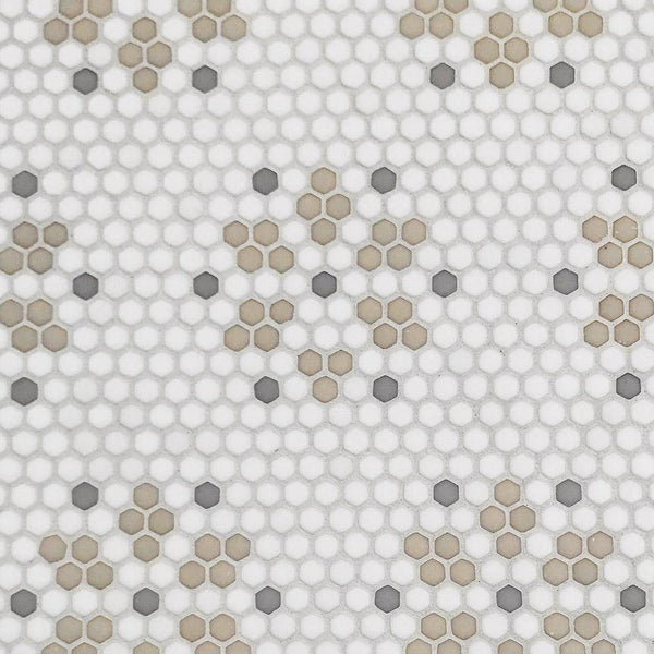Country Bayeux Geometro Glass Mosaic Collection - tilestate