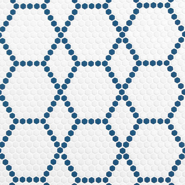 Costal Tulle Geometro Glass Mosaic Collection - tilestate