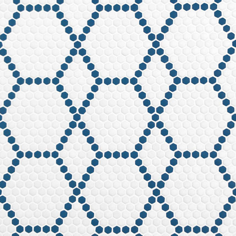 Costal Tulle Geometro Glass Mosaic Collection - tilestate