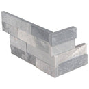 Alaska Gray Multi Finish 6x18 3D Stacked Stone Ledger Corner For Outdoor Wall and Fire Place - tilestate