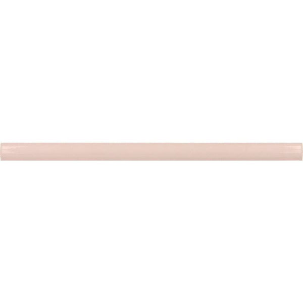 Ridge Pink Pencil Gloss Ceramic Molding - tilestate