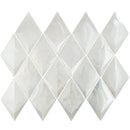 Allure White Diamond Glass Mosaic Tile For Kitchen Backsplash and Shower Wall - tilestate