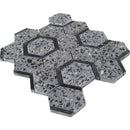 CANAREGGIO Terrazzo, Black Limestone Mix Mosaic Tile - tilestate