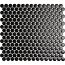 DARK STAR MATTE PENNY ROUND MOSAIC TILE - tilestate