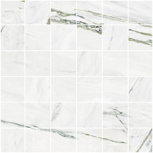 Imperial Calacatta Green Polished Mosaic Tile - tilestate