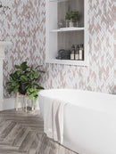 LOFOTEN Thassos, Norway Rose Mosaic Tile - tilestate