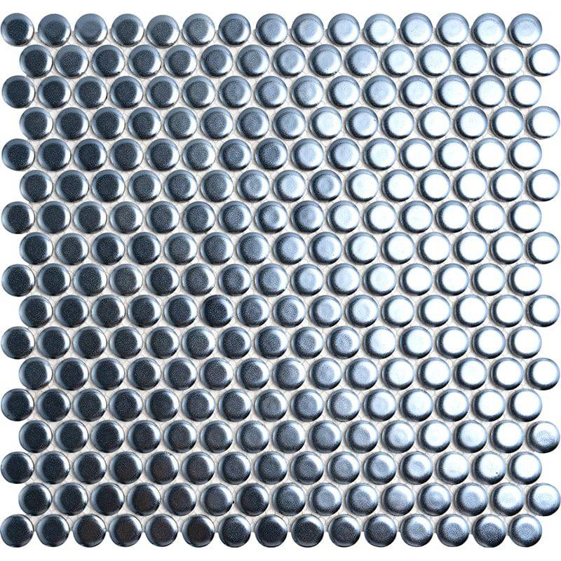 MILKY WAY  PENNY ROUND MOSAIC TILE - tilestate