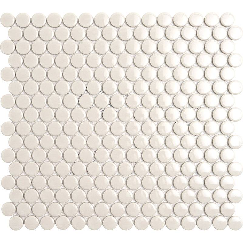 ROCK MOON PENNY ROUND MOSAIC TILE - tilestate