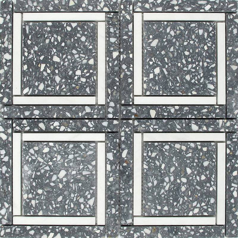 SAN MARCO Terrazzo, Dolomite Mix Mosaic Tile - tilestate