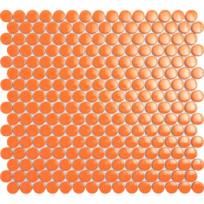 SOLAR FLARE PENNY ROUND MOSAIC TILE - tilestate