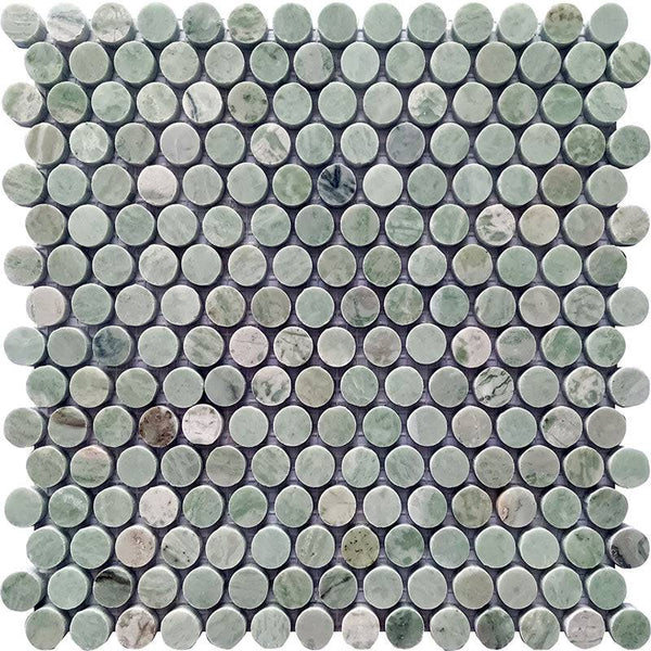 WATERFORD Mint Green Mosaic Tile - tilestate
