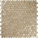 GLAMOUR RONDA GOLD Glass Mosaic Tile - tilestate