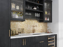 Picket Gold Glass Mosaic Tile - tilestate