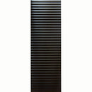 impressions Fluted Nero 12x36 Polished Mosaic Tile - tilestate